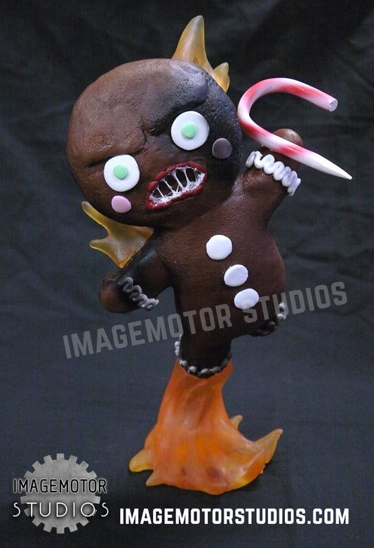 Killer Gingerbread Man figurine (fire version)