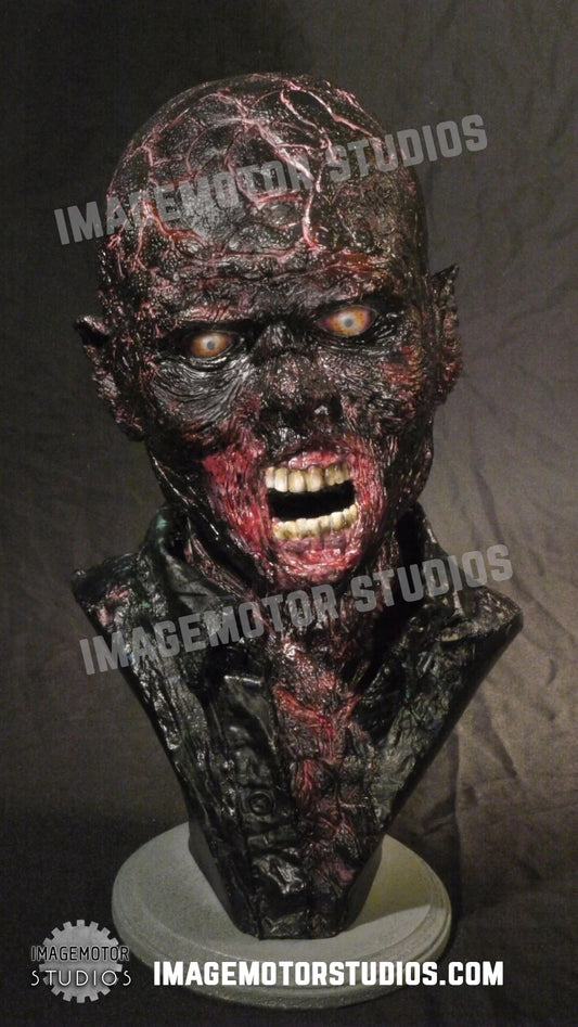 Walking Dead burned zombie 1:1 scale life size bust