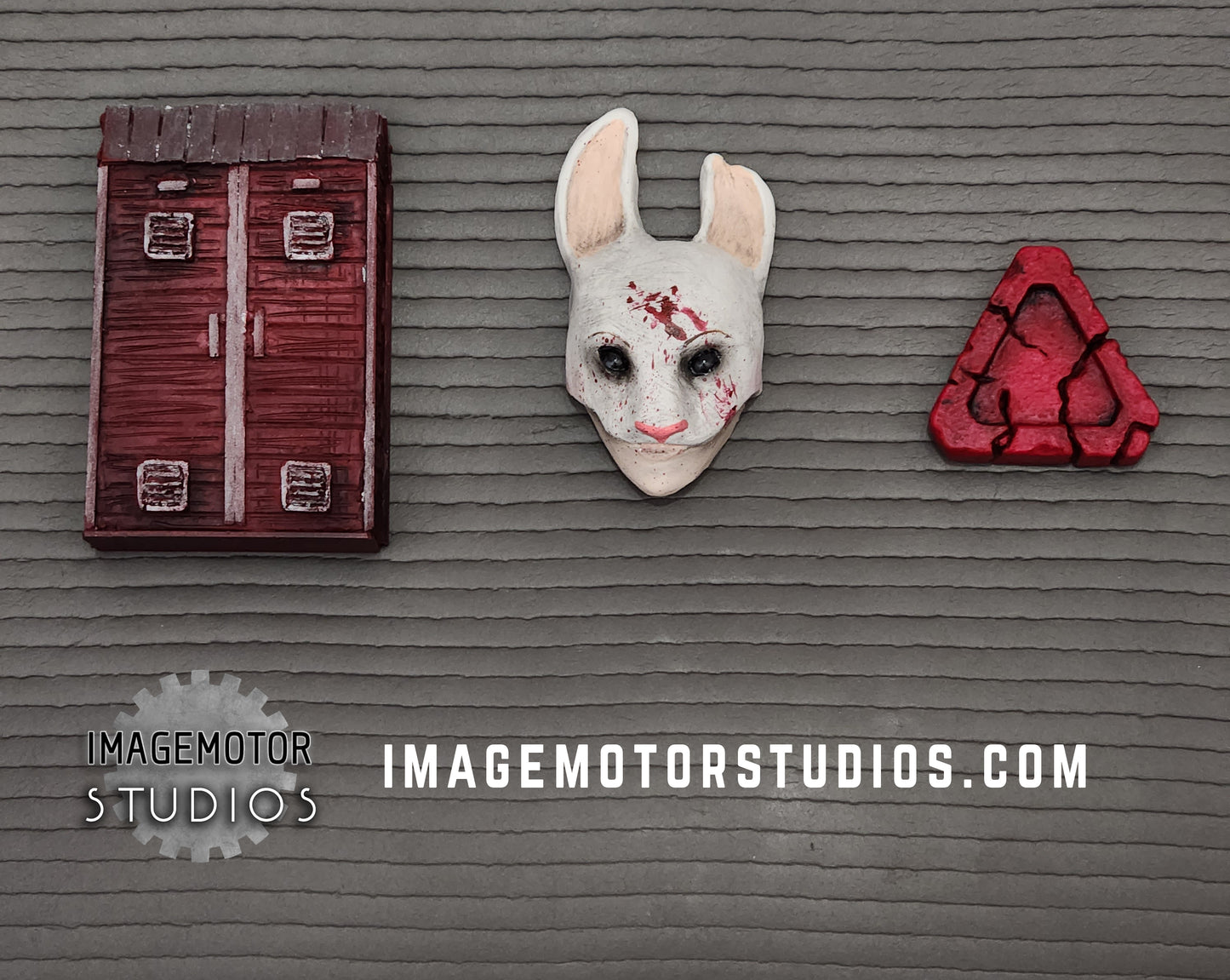 Dead by Daylight Set of 3 Handmade resin 3D strong magnets