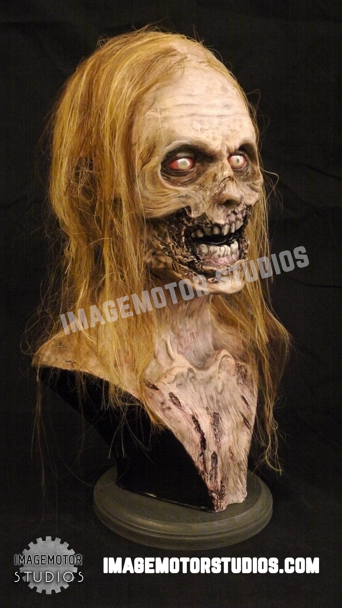 Walking Dead Bicycle Girl Zombie Bust 1:1 Scale