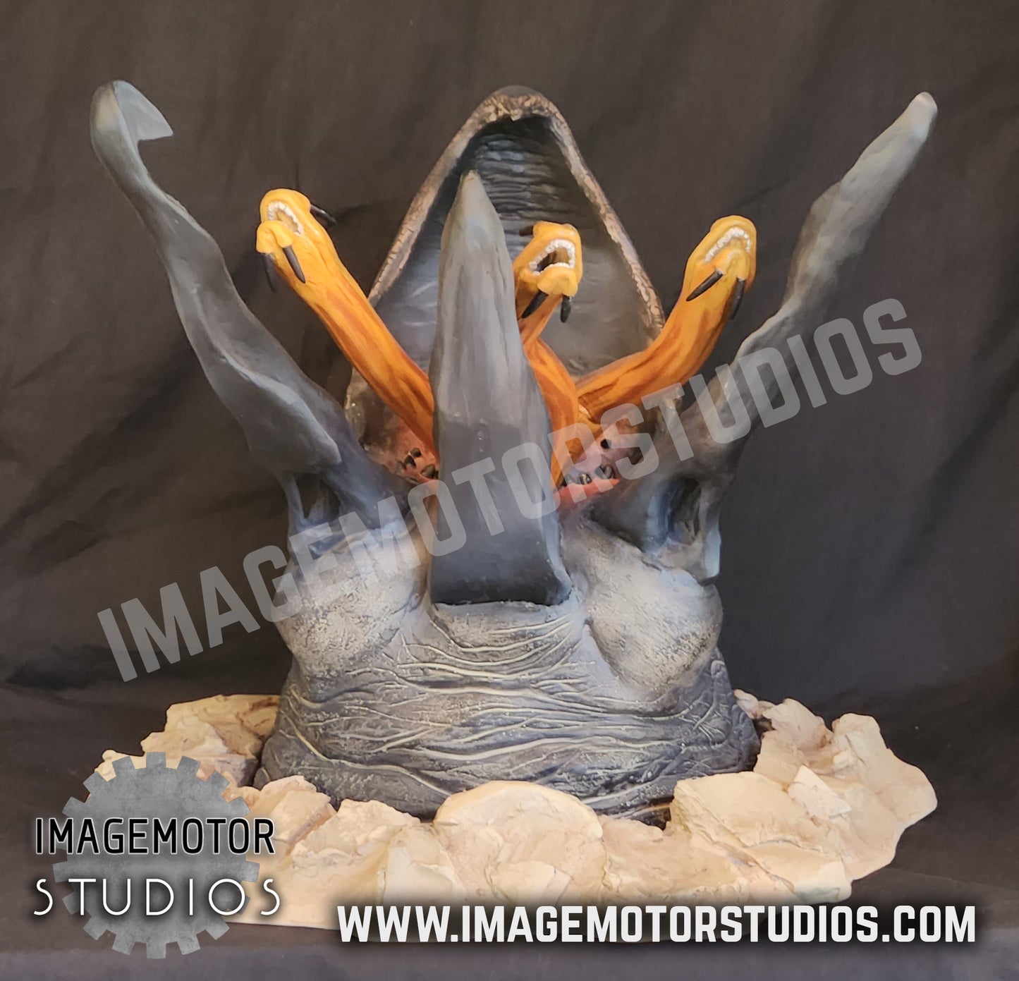 Tremors wall hanging or table top Graboid sculpture prop