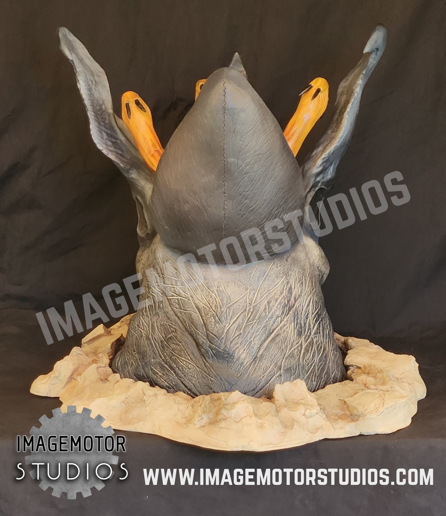 Tremors wall hanging or table top Graboid sculpture prop