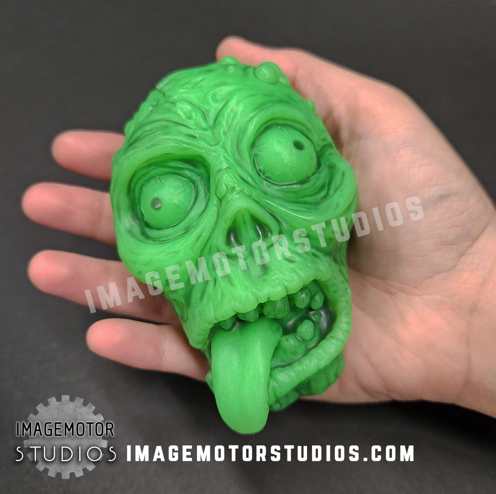 Silicone Zombie head stress toy