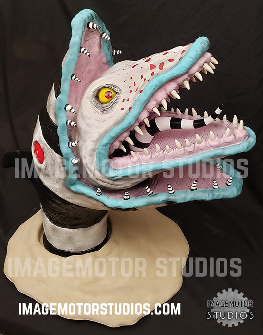 Beetlejuice Sandworm bust Tabletop / Wall hanging